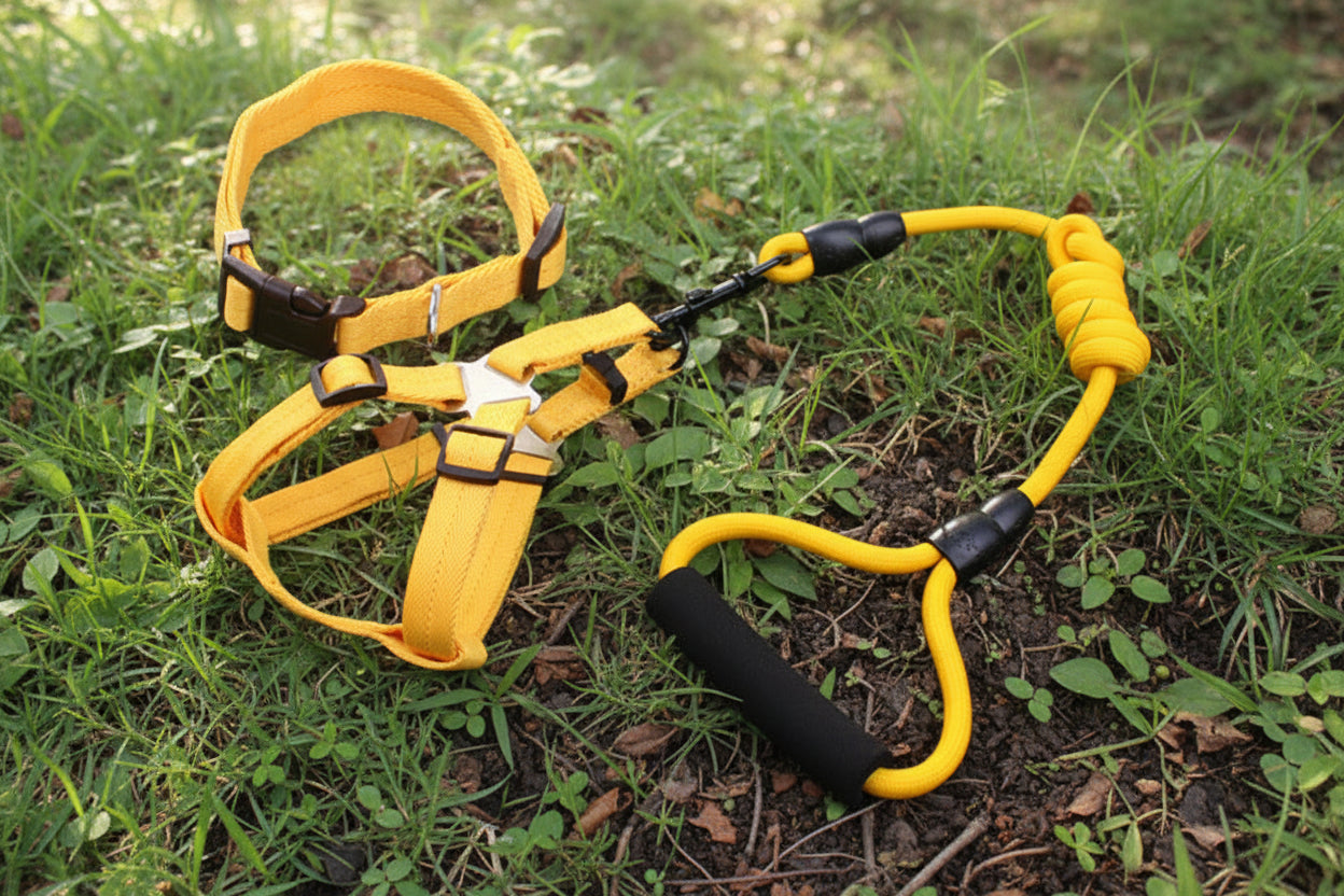 ComfortHarness Set – Nylon Hundegeschirr + Führleine (1,20 m)