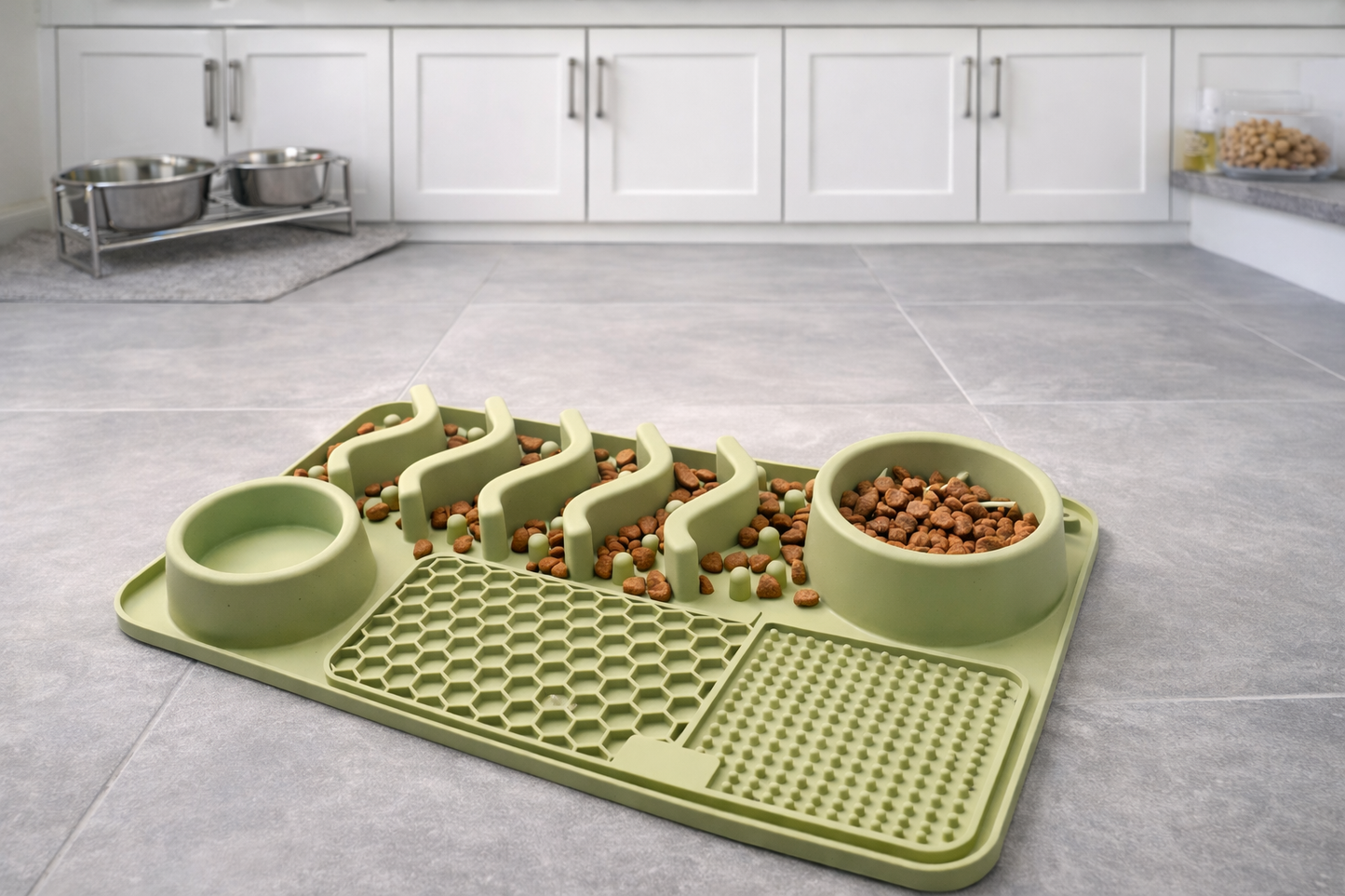FeedStation – Multifunktionale Slow-Feeding- & Leckmatte für Hunde & Katzen