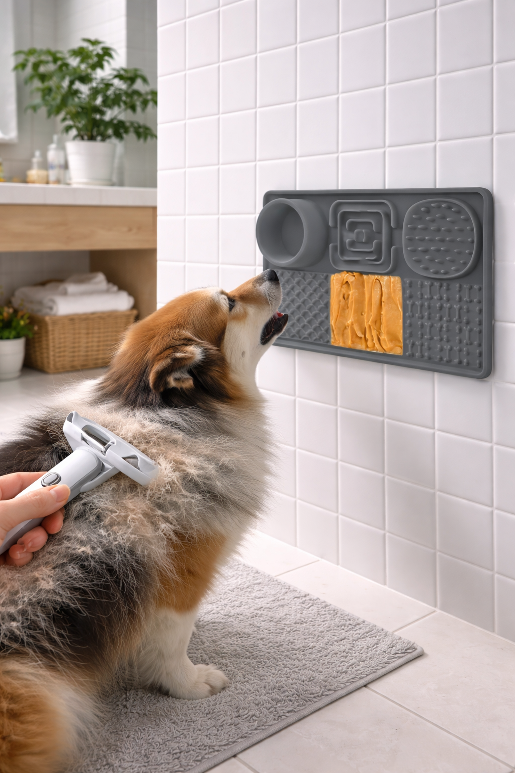 CalmMat – Leck- & Slow-Feeding-Matte für Hunde & Katzen
