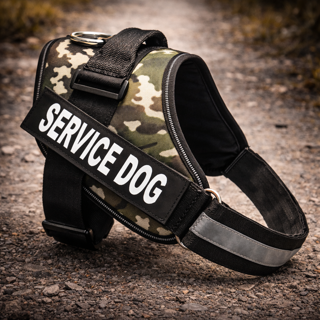 K9 Utility Vest – Tactical Hundegeschirr mit Patch und Griff (HH006)