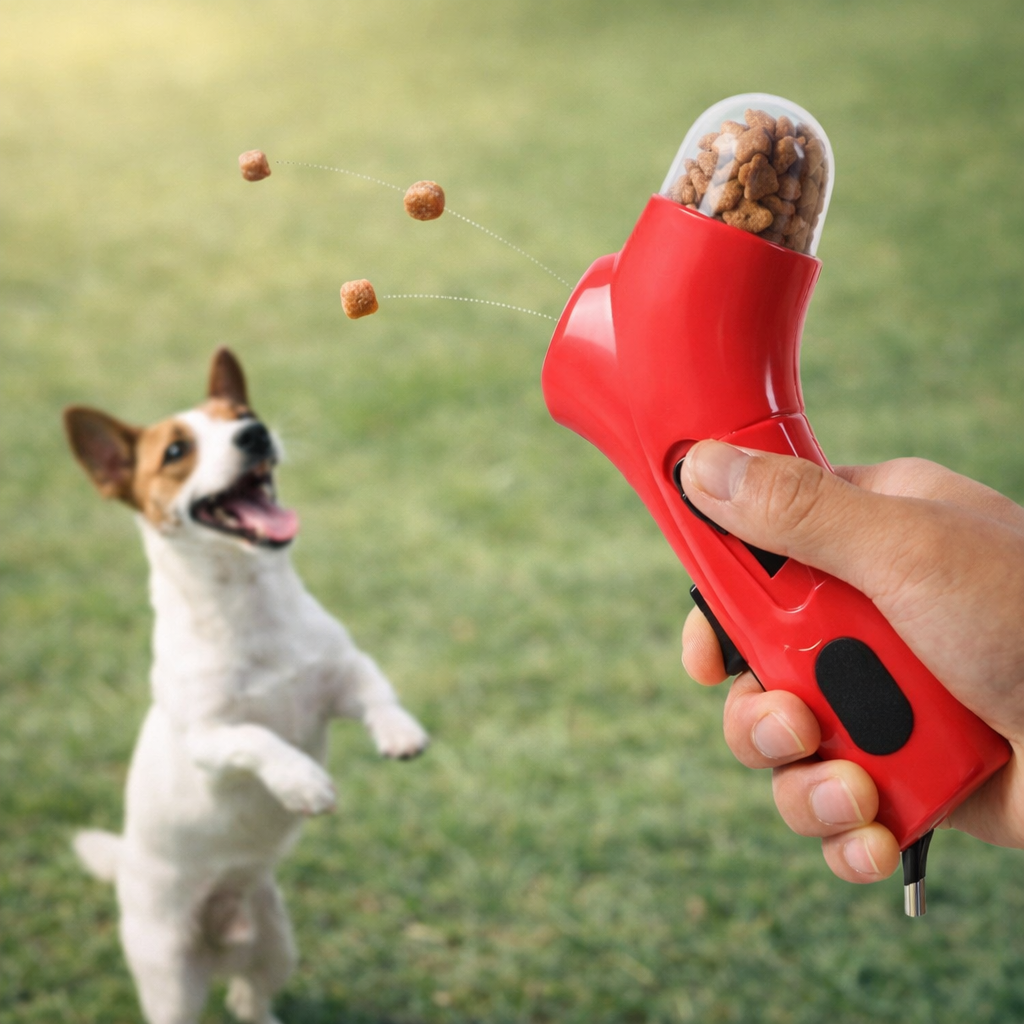 TreatLauncher – Snack-Katapult für Hunde