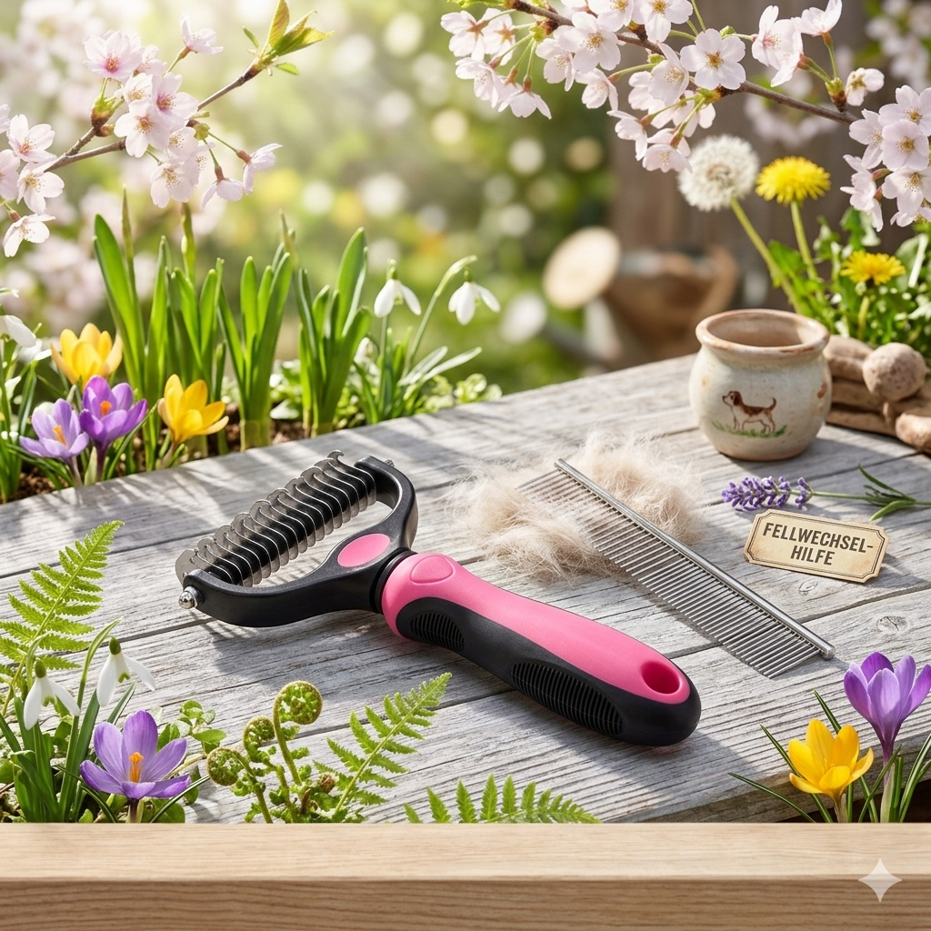 GroomDuo Set – Entfilzungsrechen und Stahlkamm für Hund und Katze