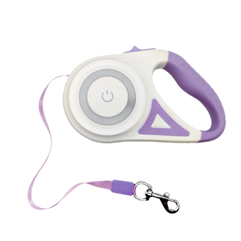 GlowLeash – LED, einziehbare Hundeleine (3m / 5m)