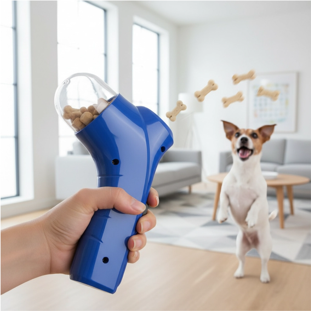 TreatLauncher – Snack-Katapult für Hunde