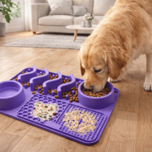 FeedStation – Multifunktionale Slow-Feeding- & Leckmatte für Hunde & Katzen