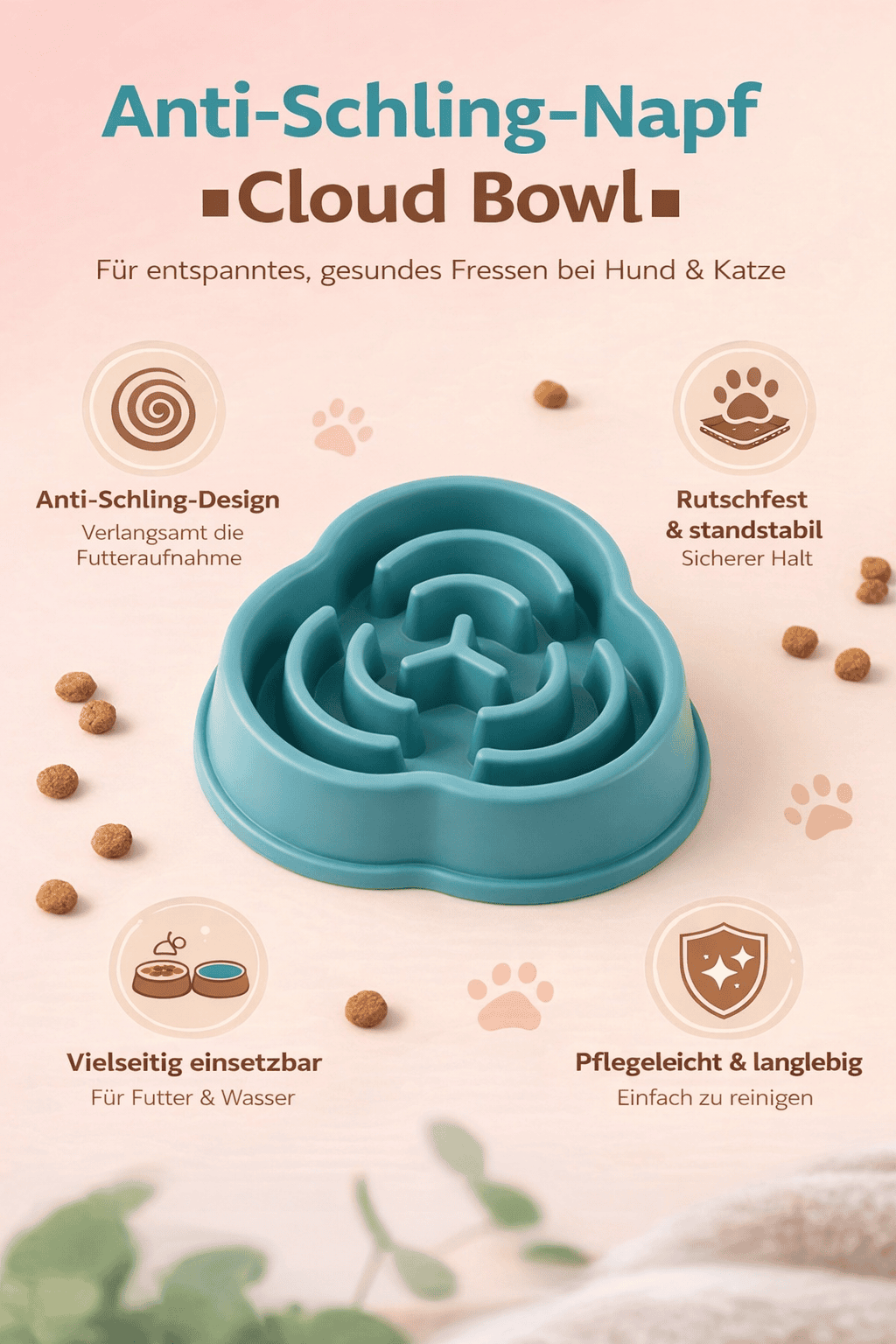 CloudBowl – Anti-Schling Futterschale – Bild 2