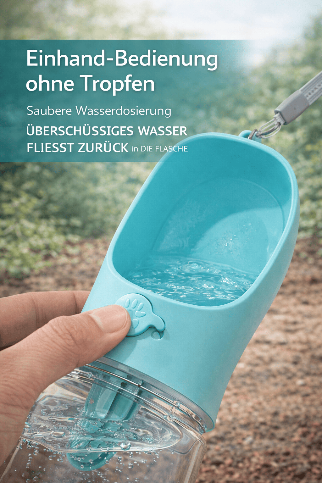 TravelCup - Multifunktionaler Trinkbecher für Hunde und Katzen – Bild 3