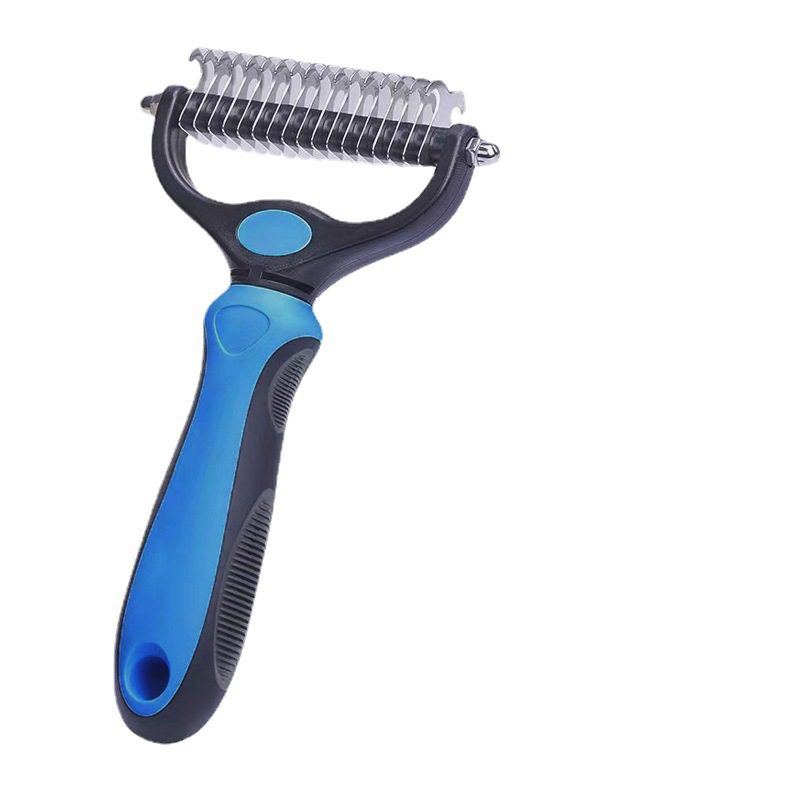 GroomDuo Set – Entfilzungsrechen und Stahlkamm für Hund und Katze – Bild 2