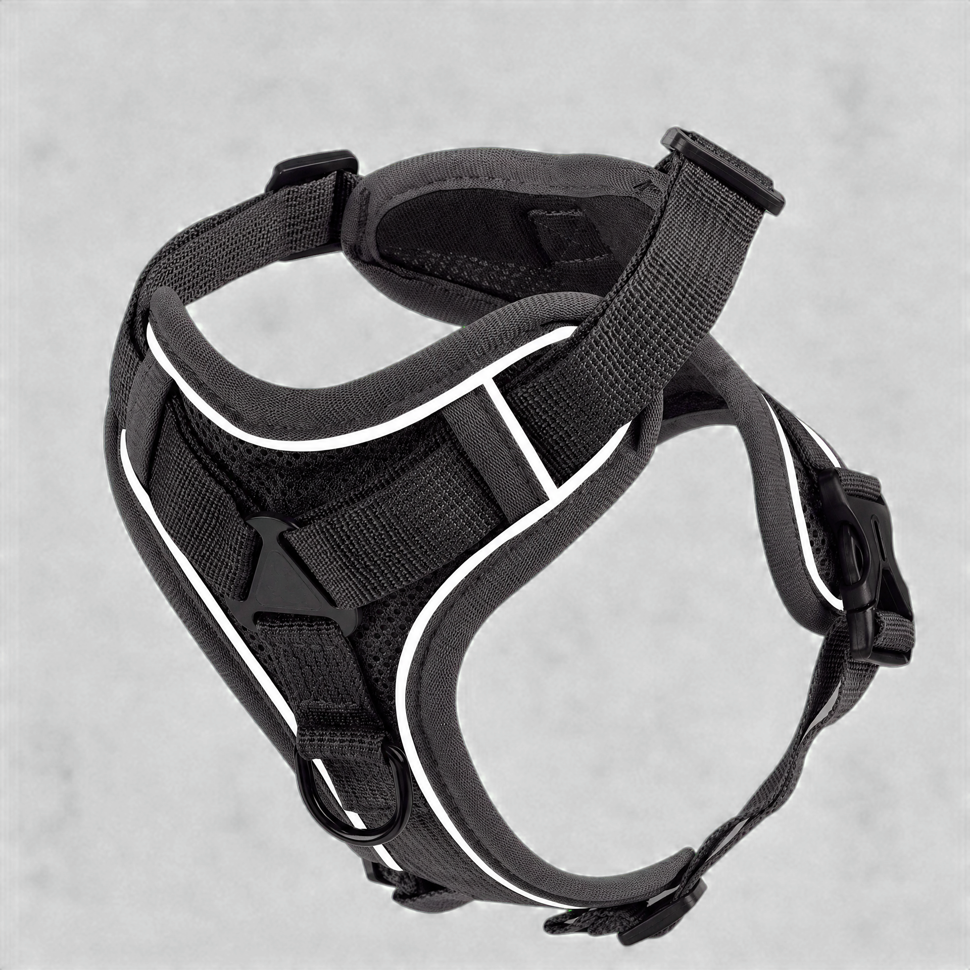 Silk Collar Cat - Reflektierendes, Atmungsaktives Geschirr Set für Katzen – Bild 3
