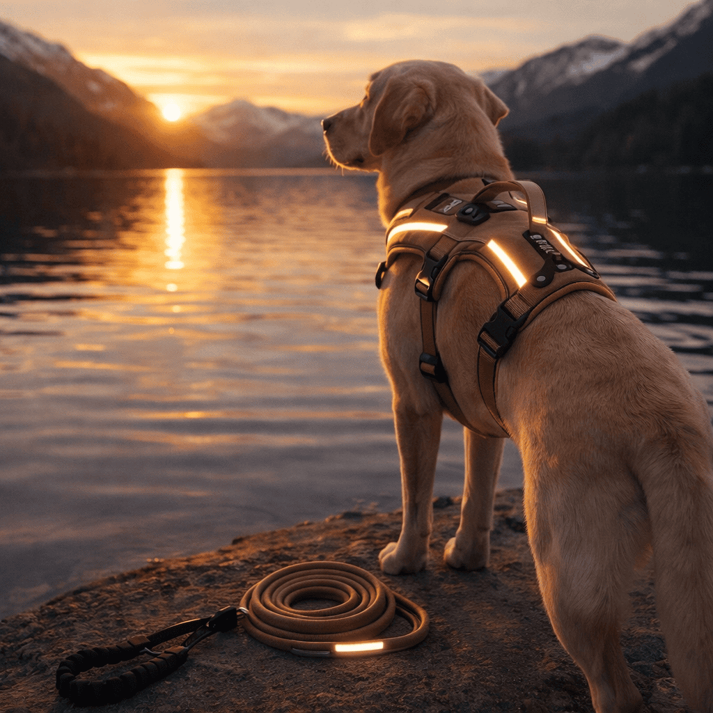 TrailGuard Set – Anti-Ausbruch Hundegeschirr und Leine für mittelgroße und große Hunde – Bild 2