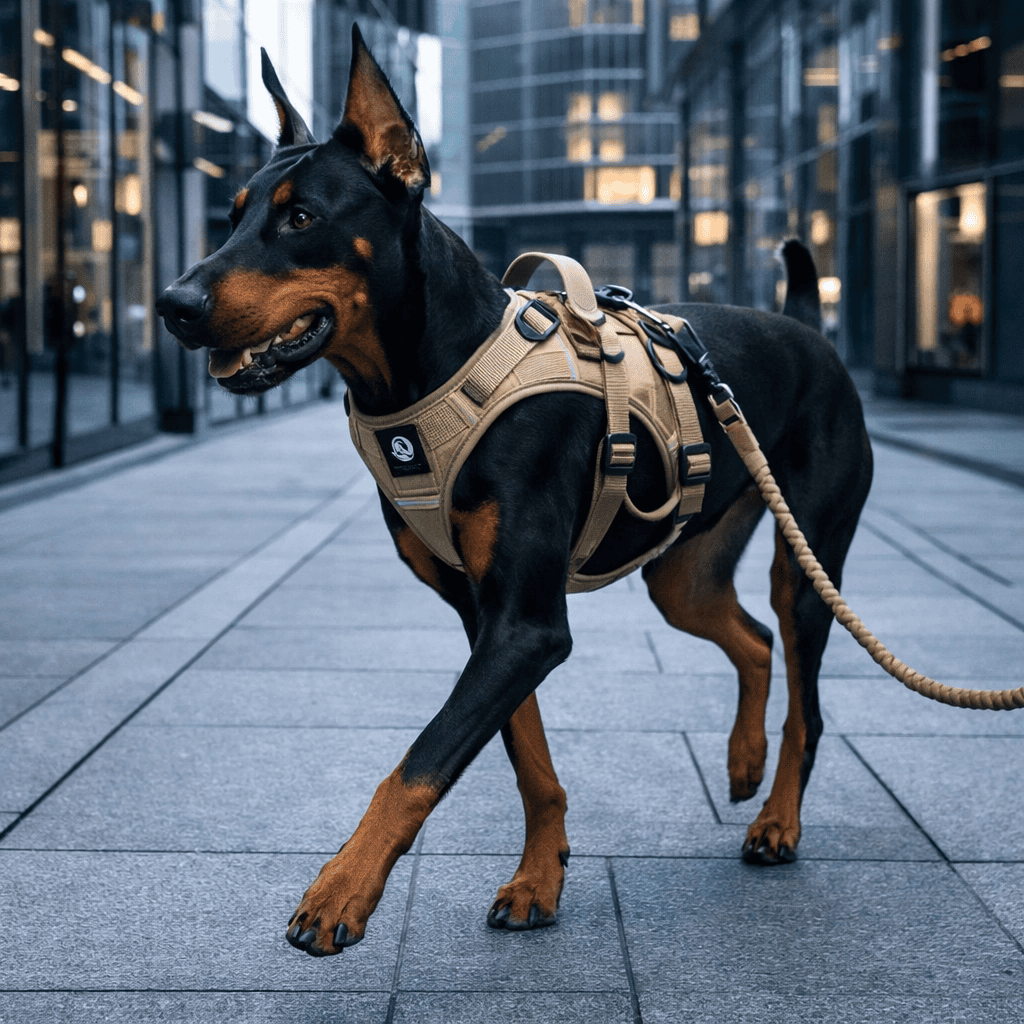 TrailGuard Set – Anti-Ausbruch Hundegeschirr und Leine für mittelgroße und große Hunde – Bild 3