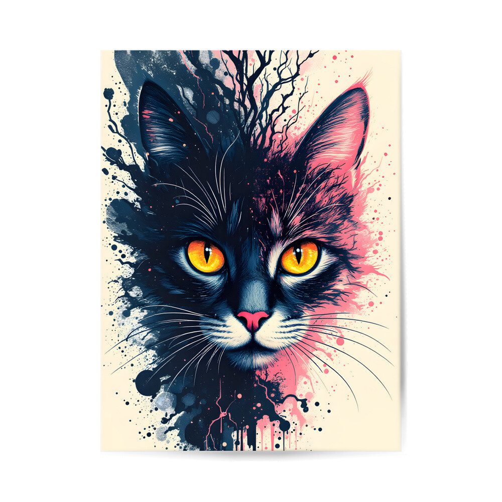 Feline Storm – Poster 60cm x 80cm – Bild 2