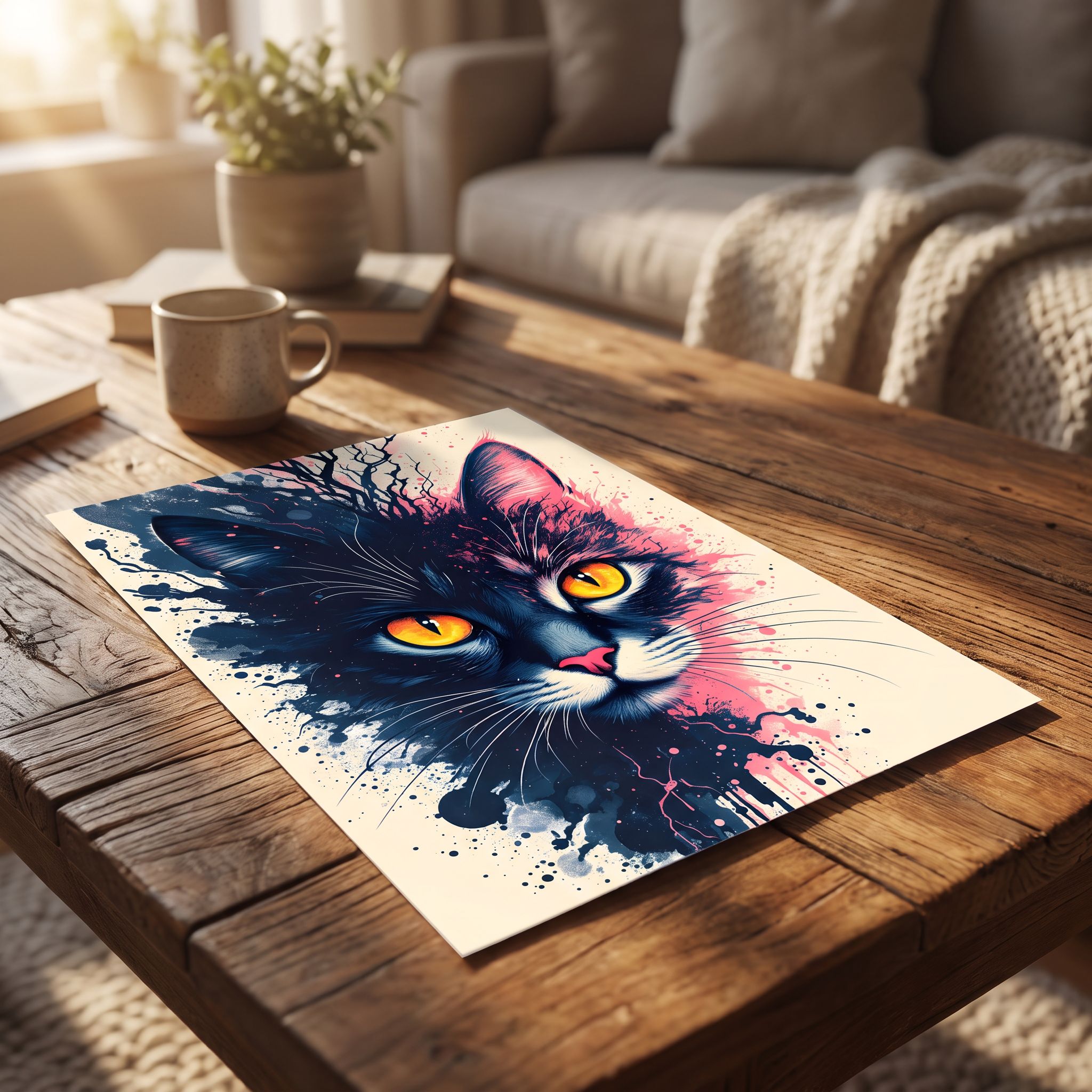 Feline Storm – Poster 60cm x 80cm