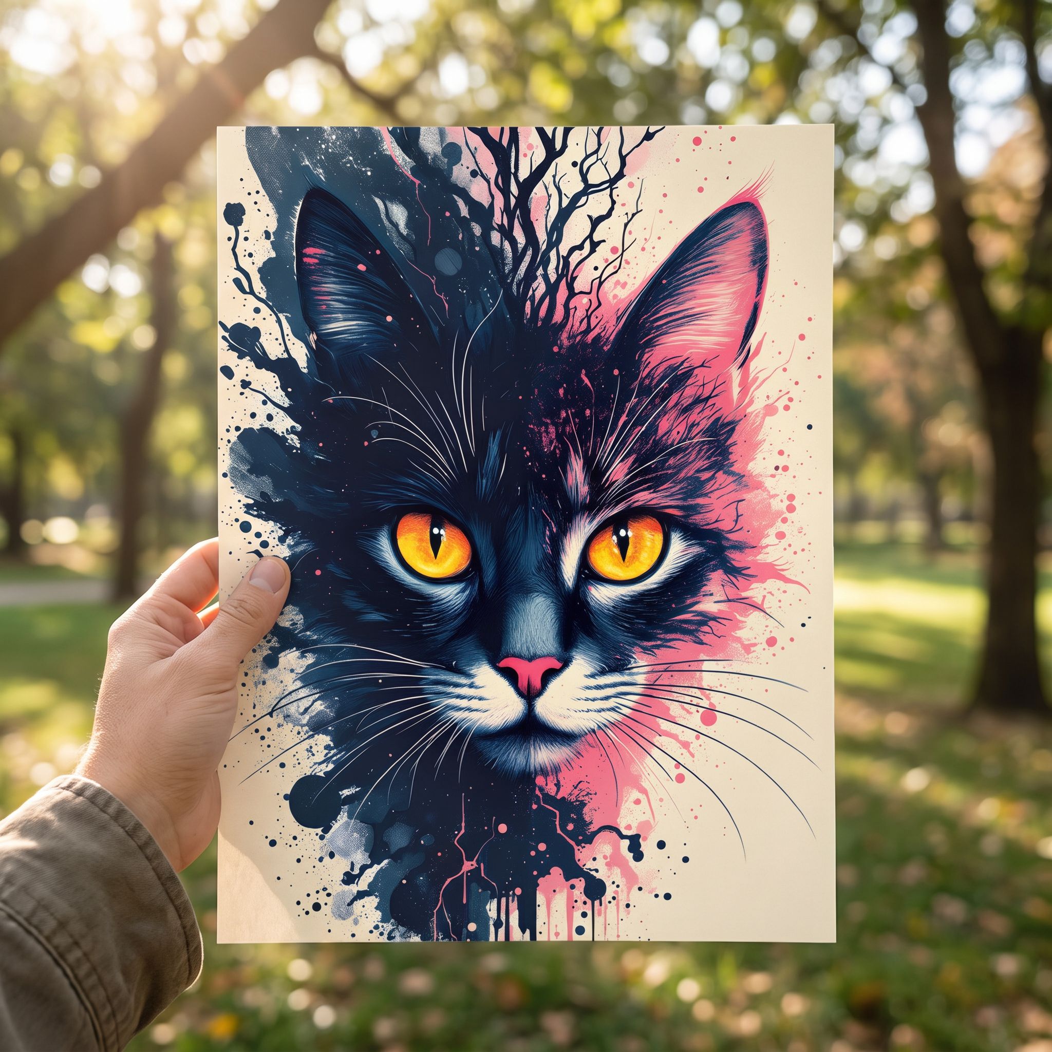 Feline Storm – Poster 60cm x 80cm – Bild 4