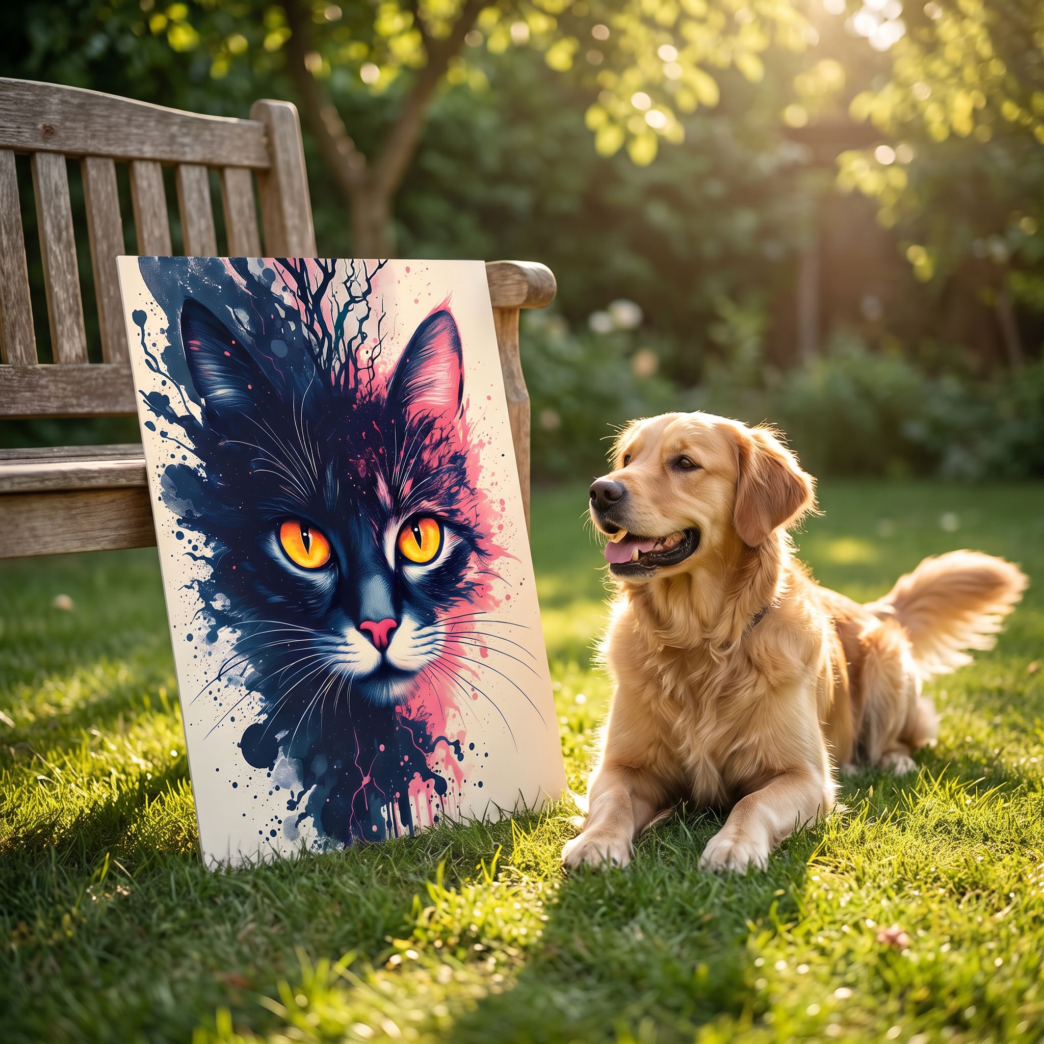 Feline Storm – Poster 60cm x 80cm – Bild 5